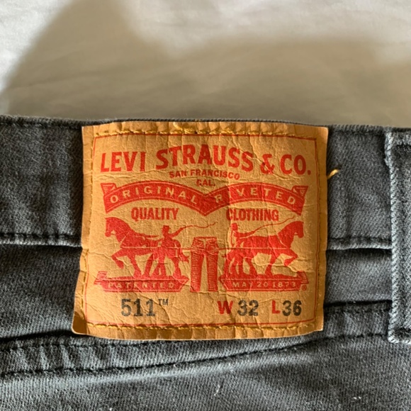 2 Levi’s 511 slim-fit flex mens jeans - Picture 9 of 12